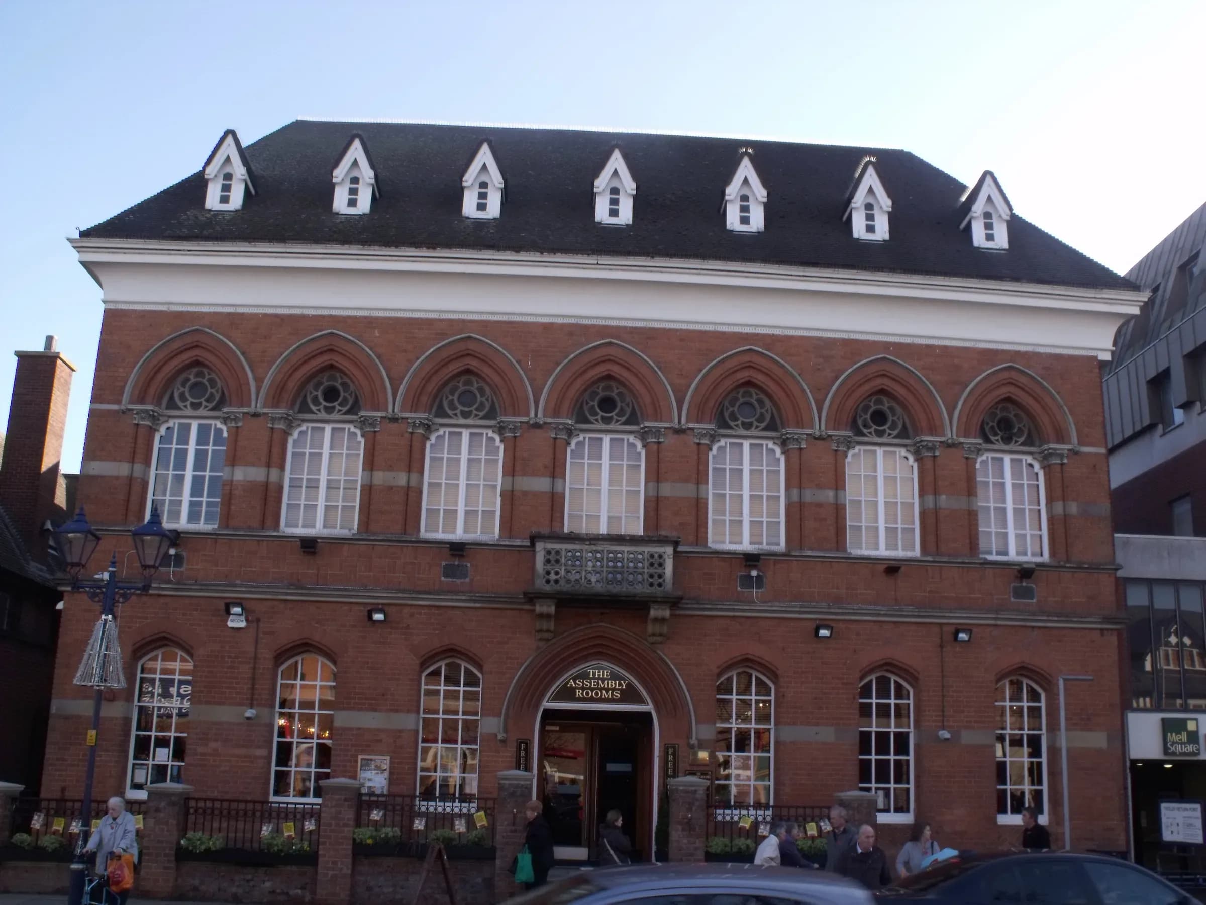 The Assembly Rooms on Poplar Road in Solihull town centre.
